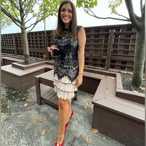 Frank Lyman dress. Stunning! Worn twice